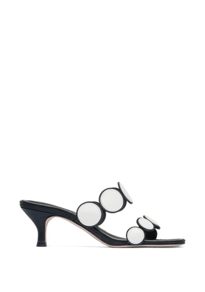 Bernardo Prya circle-embellished heeled sandals - Black