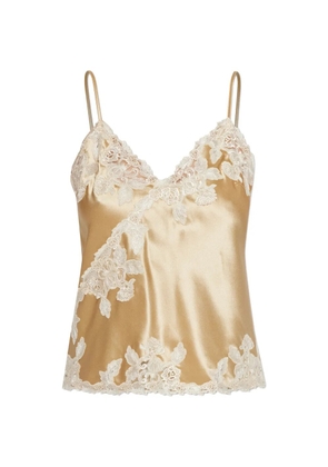 By Malene Birger lace-trim blouse - Neutrals