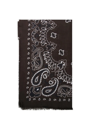 BeYou paisley fringed scarf - Brown