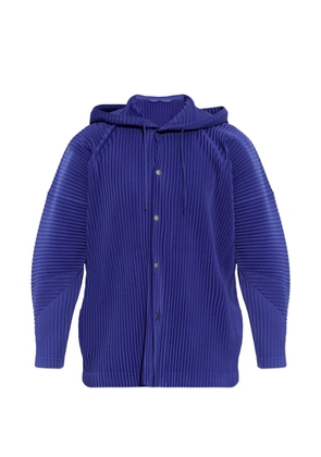 Homme Plissé Issey Miyake pleated jacket - Blue
