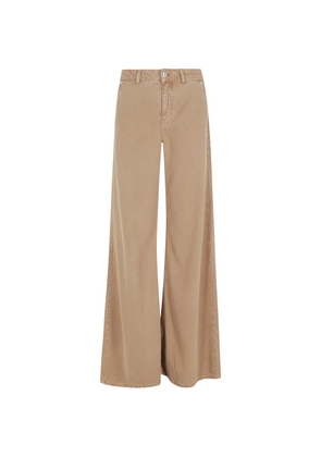 Blumarine button wide-leg jeans - Neutrals