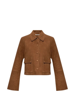 By Malene Birger Annie flap-pocket jacket - Brown