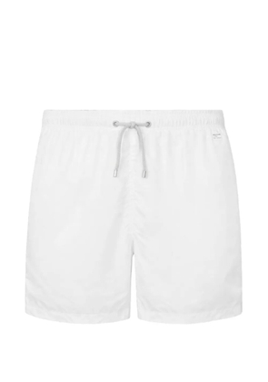 MC2 Saint Barth logo-patch swim shorts - White