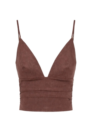 PINKO V-neck top - Brown
