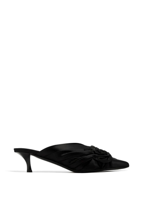 Givenchy twist-flower mules - Black