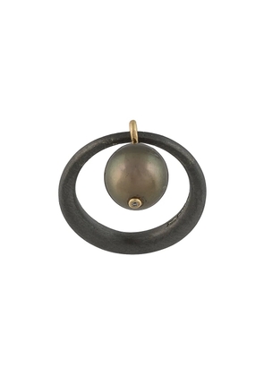 DALILA BARKACHE 18kt gold diamond and pearl ring - Grey