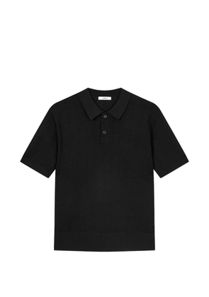 TOMBOY collared polo shirt - Black