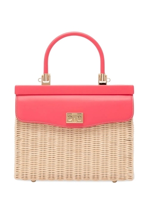 Rodo medium top-handle tote bag - Neutrals