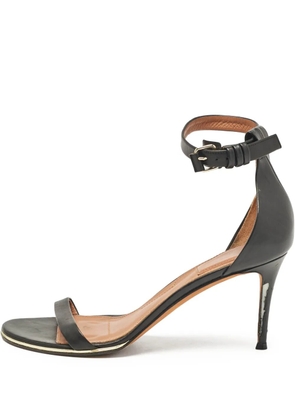 Givenchy Pre-Owned 85mm leather ankle-strap sandals - Black