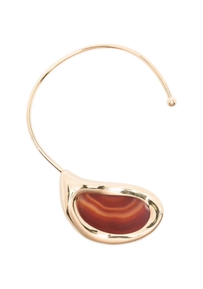 Panconesi open agate necklace - Gold