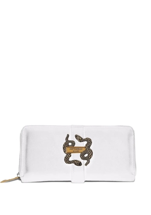 Just Cavalli embellished wallet - White