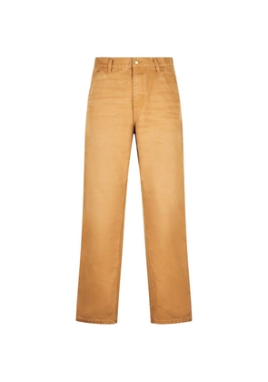 Carhartt WIP Single Knee logo-patch jeans - Neutrals