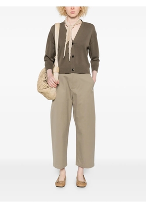 nicholson & nicholson buttoned V-neck cardigan - Green