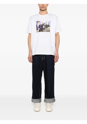Junya Watanabe MAN graphic-print T-shirt - White