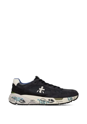 Premiata Mase 25 logo-detail suede-panel sneakers - Black