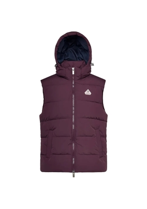 Pyrenex quilted press-stud jacket - Purple
