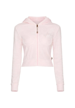 AREA logo-embellished hoodie - Pink