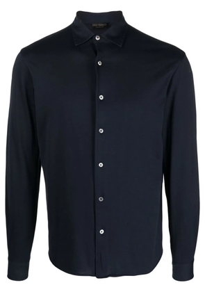 Dell'oglio long-sleeve cotton shirt - Blue