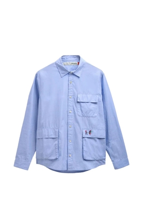 Barbour x Paul Smith patch-pocket shirt - Blue