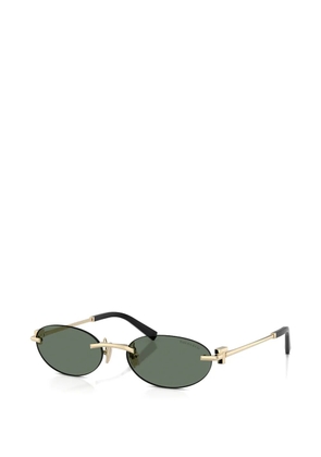 Tiffany & Co. oval-frame sunglasses - Gold