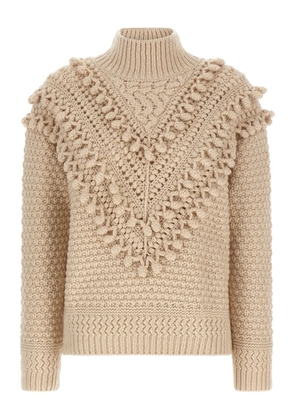 ZIMMERMANN Hypnotic Bauble pompom-detail sweater - Neutrals