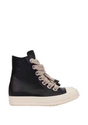 Rick Owens Jumbolace leather sneakers - Black