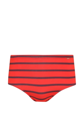 Amir Slama striped swimming trunks - Red