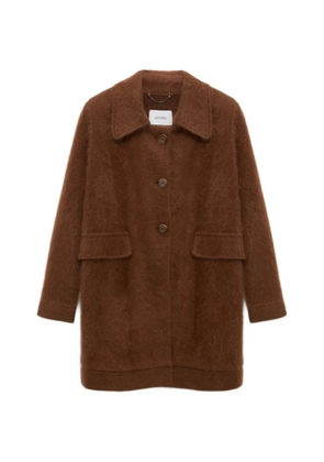Dorothee Schumacher Fluffy Statements patch-pocket jacket - Brown