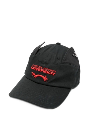 Charles Jeffrey Loverboy pierced ears baseball cap - Black