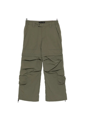 JG1 belt-loops pants - Green