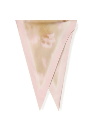 Fabiana Filippi border scarf - Pink