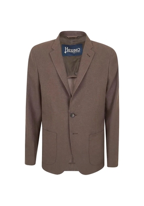 Herno single-breasted blazer - Brown