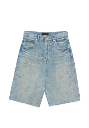 Purple Brand P070 frayed shorts - Blue
