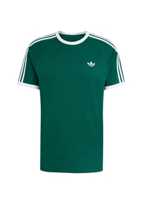 adidas stripe logo T-shirt - Green