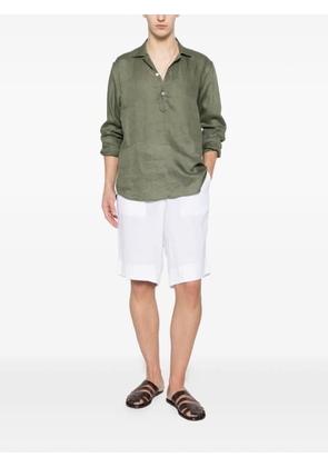 Tagliatore Dustin half-button shirt - Green