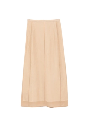 YEAREAST seam detail skirt - Neutrals