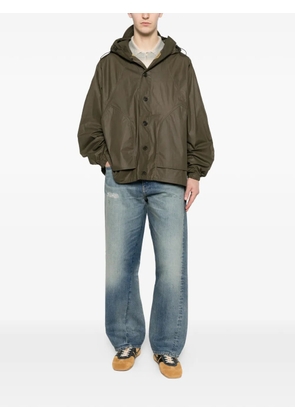 YMC green hooded jacket