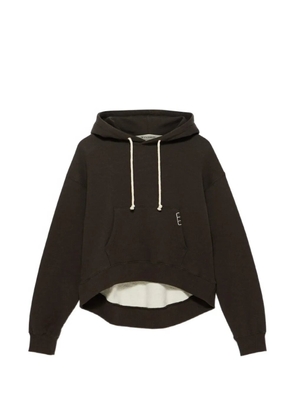 JW Anderson hooded pocket hoodie - Brown