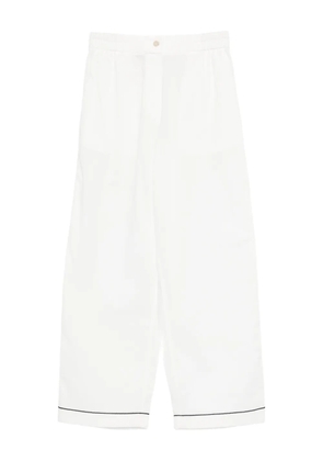 Forte Forte piped trousers - White