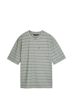 Hiking Patrol striped-pattern T-shirt - Green