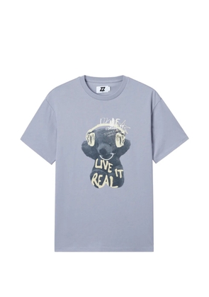 izzue graphic-print T-shirt - Blue