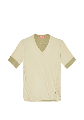 Diesel T-Moody logo-patch T-shirt - Neutrals