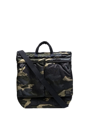 Porter-Yoshida & Co. Helmet camouflage tote bag - Green