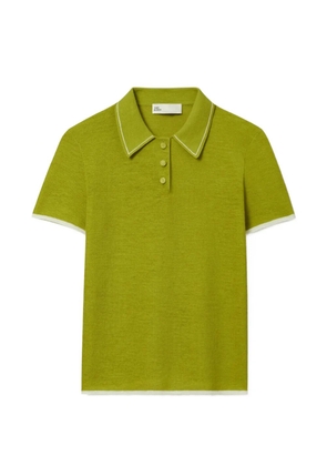 Tory Burch wool polo top - Green