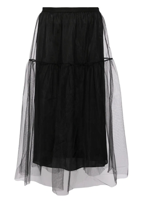 JNBY a-type gauze skirt - Black