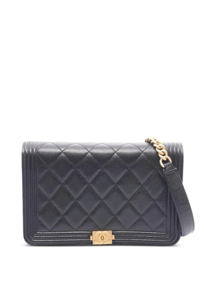 CHANEL Pre-Owned 2021 Boy Chanel cross body bag - Black