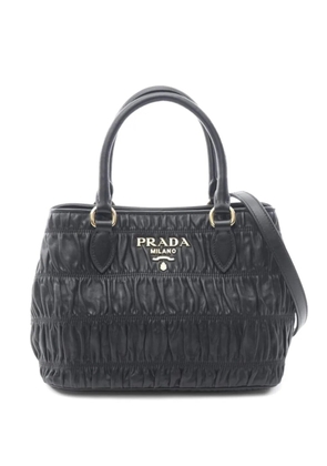 Prada Pre-Owned 10s Gaufré leather tote bag - Black