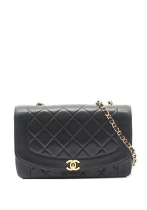 CHANEL Pre-Owned 1996-1997s Matelasse Diana Flap leather shoulder bag - Black