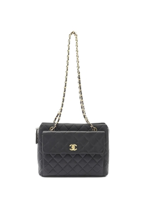 CHANEL Pre-Owned 1996-1997 Matelasse quilted chain shoulder bag - Black