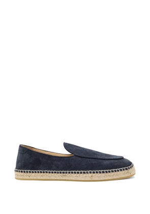 Jimmy Choo Midnight velvet suede loafers - Blue